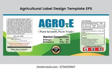 Agriculture label sample - Escalent Labels
