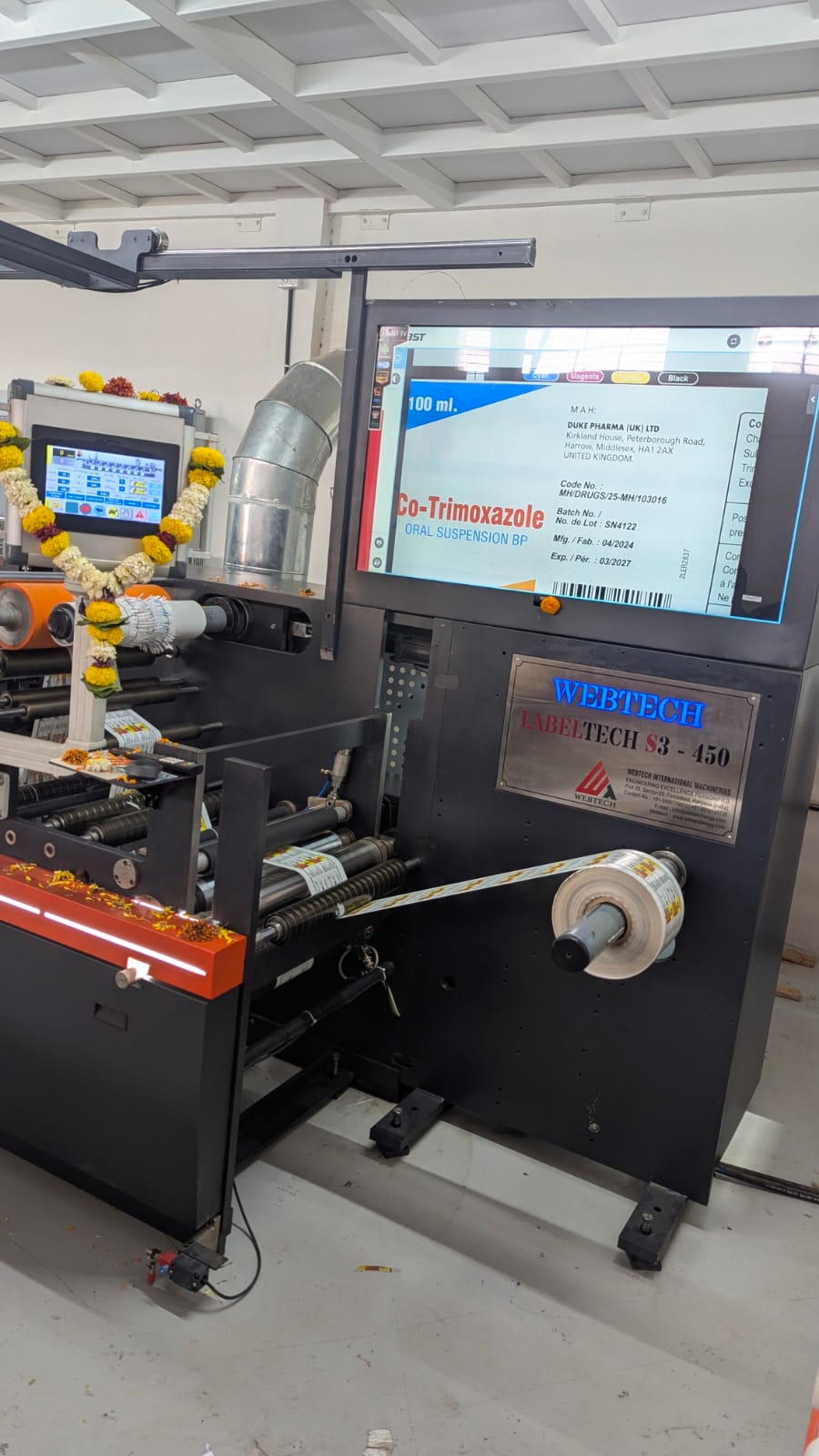 Escalent Labels manufacturing facility