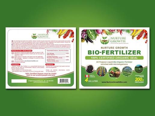 Fertilizer label sample - Escalent Labels
