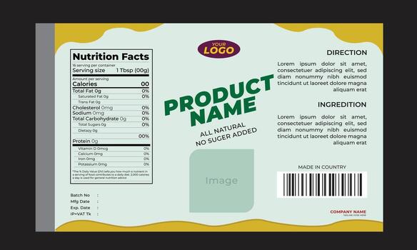 Food & Beverage label sample - Escalent Labels