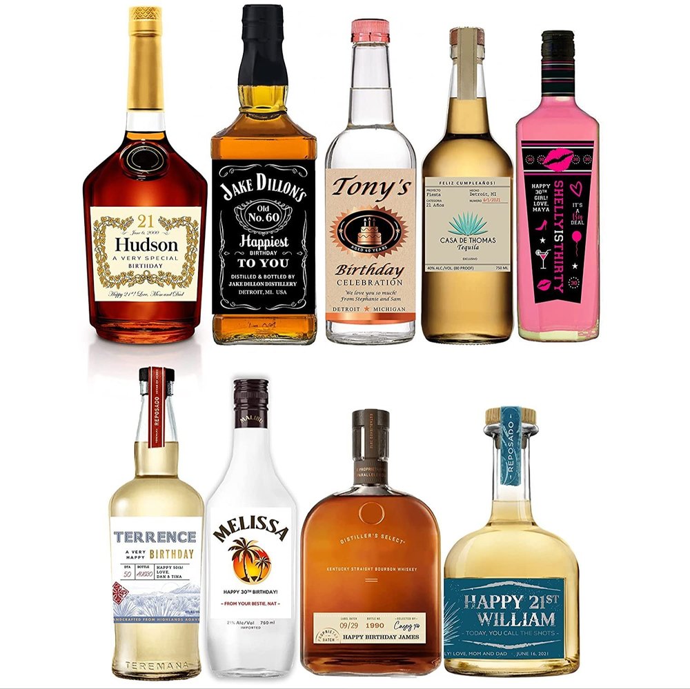 Liquor & Beverage label sample - Escalent Labels